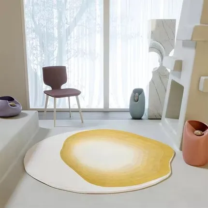 Ковер в скандинавском простом стиле спальня гостиная стул диван нескользящий