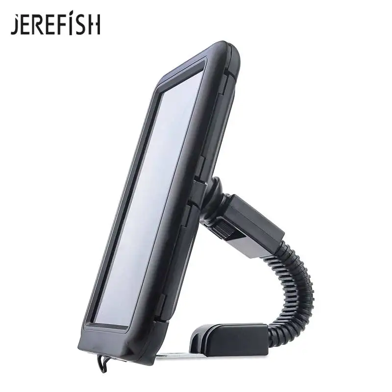 

Держатель для мотоцикла с зеркалом заднего вида, водонепроницаемый чехол держатель для велосипеда, держатель для телефона, кронштейн для руля