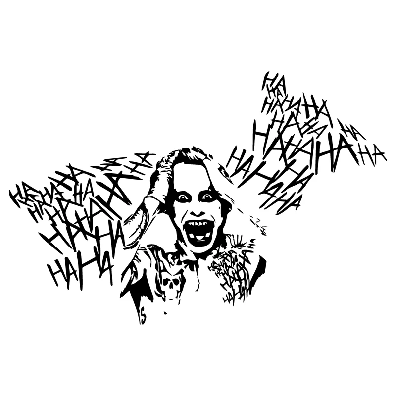 

JDM наклейки для джокера для автомобиля, декоративная дверь, спортивный стиль, большой узор, внешние аксессуары, водонепроницаемые пвх виниловые наклейки