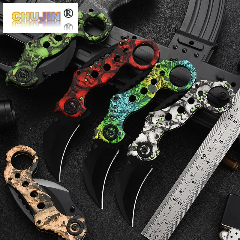 

Folding Claw Knives CS GO Knife Counter Strike Tactical Survival Knives Camping Survival Knife