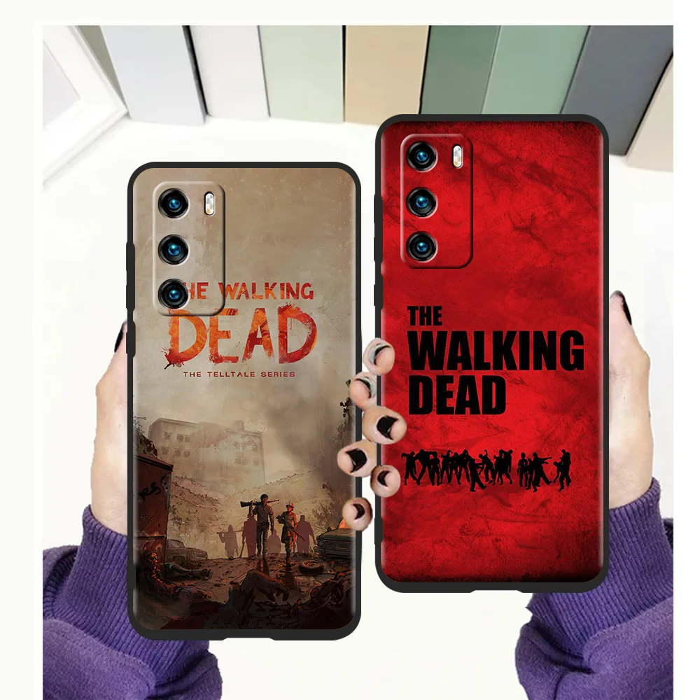

The Walking Dead Phone Case For Huawei P50 P40 P30 P20 Pro P Smart Z Y6 Y7 Y7A Y9 Y6P Y9S 2019 P50 P40 P30 P20 Lite E Shell TPU