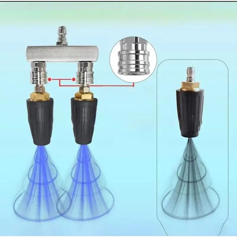 Для справки по описанию Двойная турбонасадка для автомойки адаптер воды насадка
