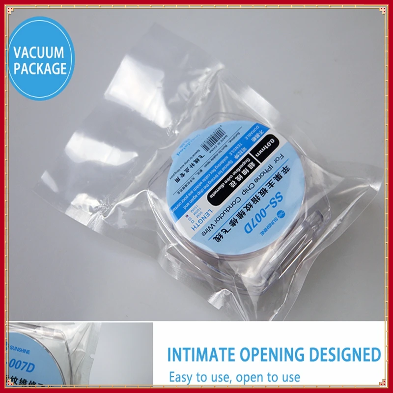 Солнечный свет, 0,01 мм, скакалка, линия, точность, гибкая цепь, предназначенная для ремонта микросхем iphone, скакалка, провод 150 м, проводник