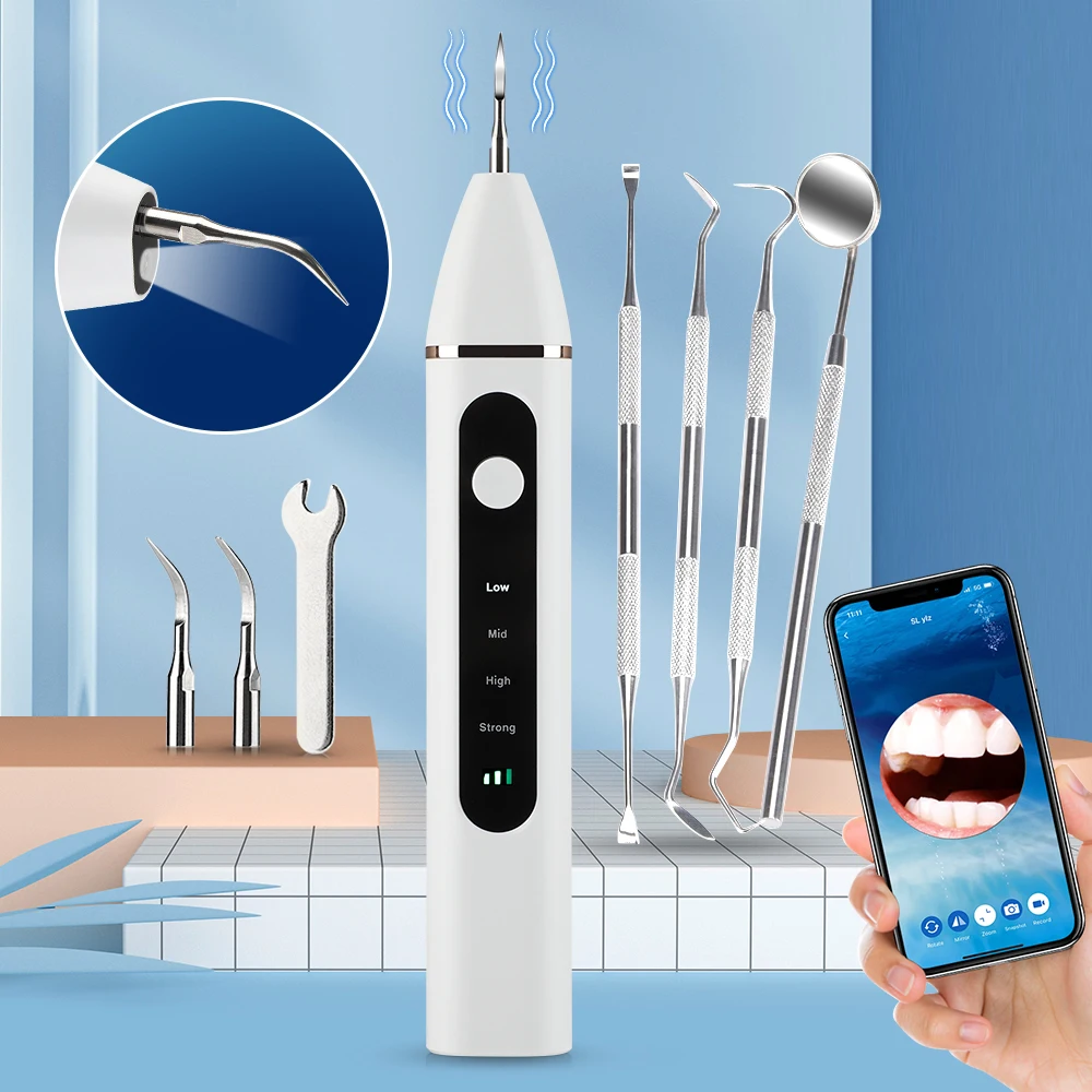 

Electric Sonic Wifi Visual Dental Scaler Teeth Whitening Calculus Remover Irrigator Teeth Plaque Cleaner Dental Stone Removal