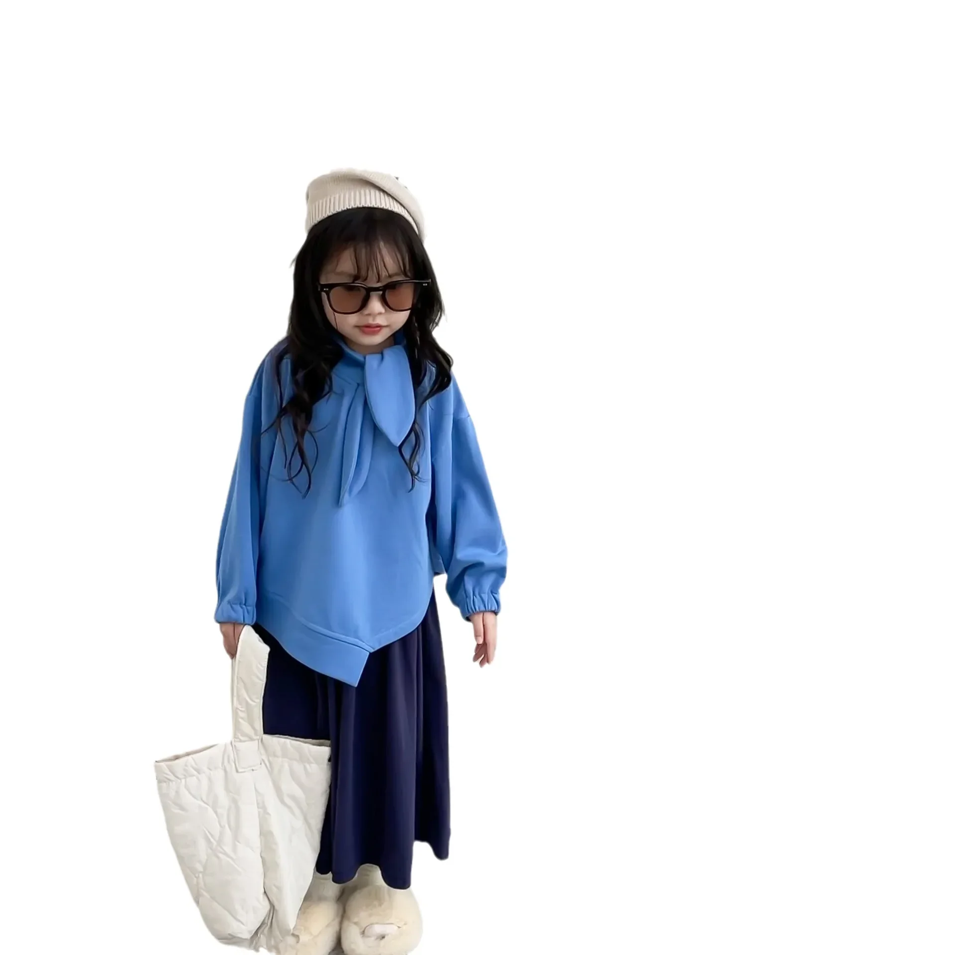 Толстовка жилет юбка юбка-джампер весна-осень новая корейская мода повседневная