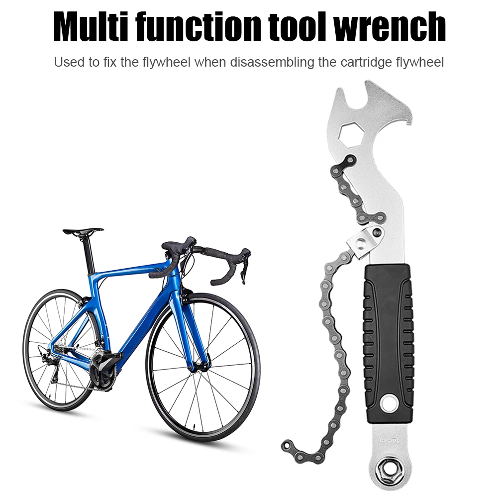 

Инструмент для снятия кассеты велосипеда, инструмент для снятия свободного колеса, многофункциональный Съемник коленчатого вала, хвостовой крючок, гаечный ключ, гаджеты для ремонта, аксессуары для велоспорта