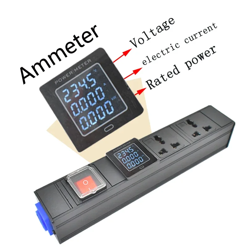 Сетевой удлинитель PDU 1-8AC авиационный Входной/выходной порт 10 А универсальная