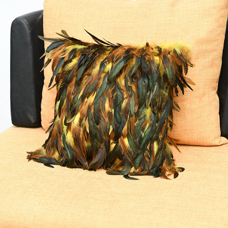 

Чехол для подушки мех индейки XZWDSI