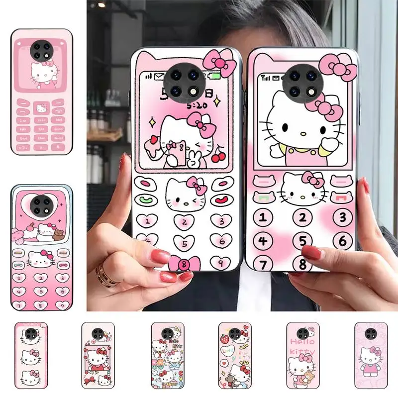

BANDAI Hello Kitty Kawaii Phone Case For Redmi 9 5 S2 K30pro Silicone Fundas for Redmi 8 7 7A note 5 5A