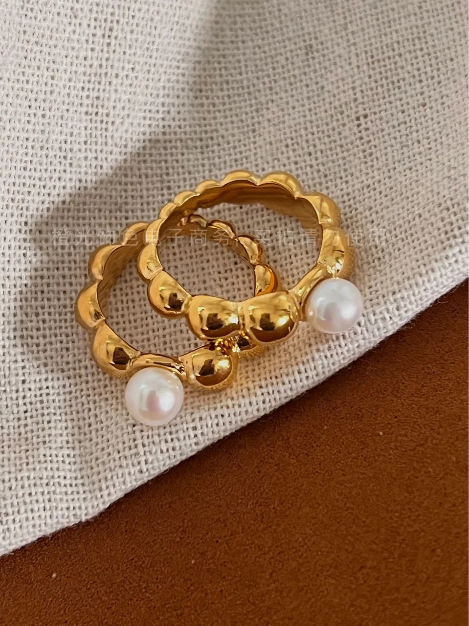 

Кольцо для мытья рук 244, простые и прочные бусины с полуотверстием для французской пресной воды с хорошей текстурой L13-4