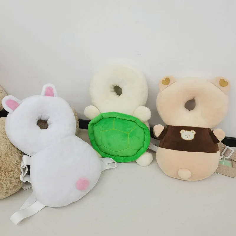 

Infant Toddler Newborn Head Back Protector Safety Pad Harness Headgear Cute Baby Pillow Head Protection Baby Protective Cushion