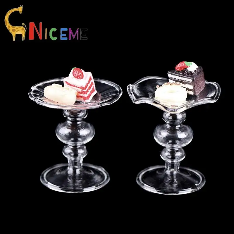 

1:12 Dollhouse Miniature Cake Plate Tray Cake Fruit Dessert Tray Doll House Toy