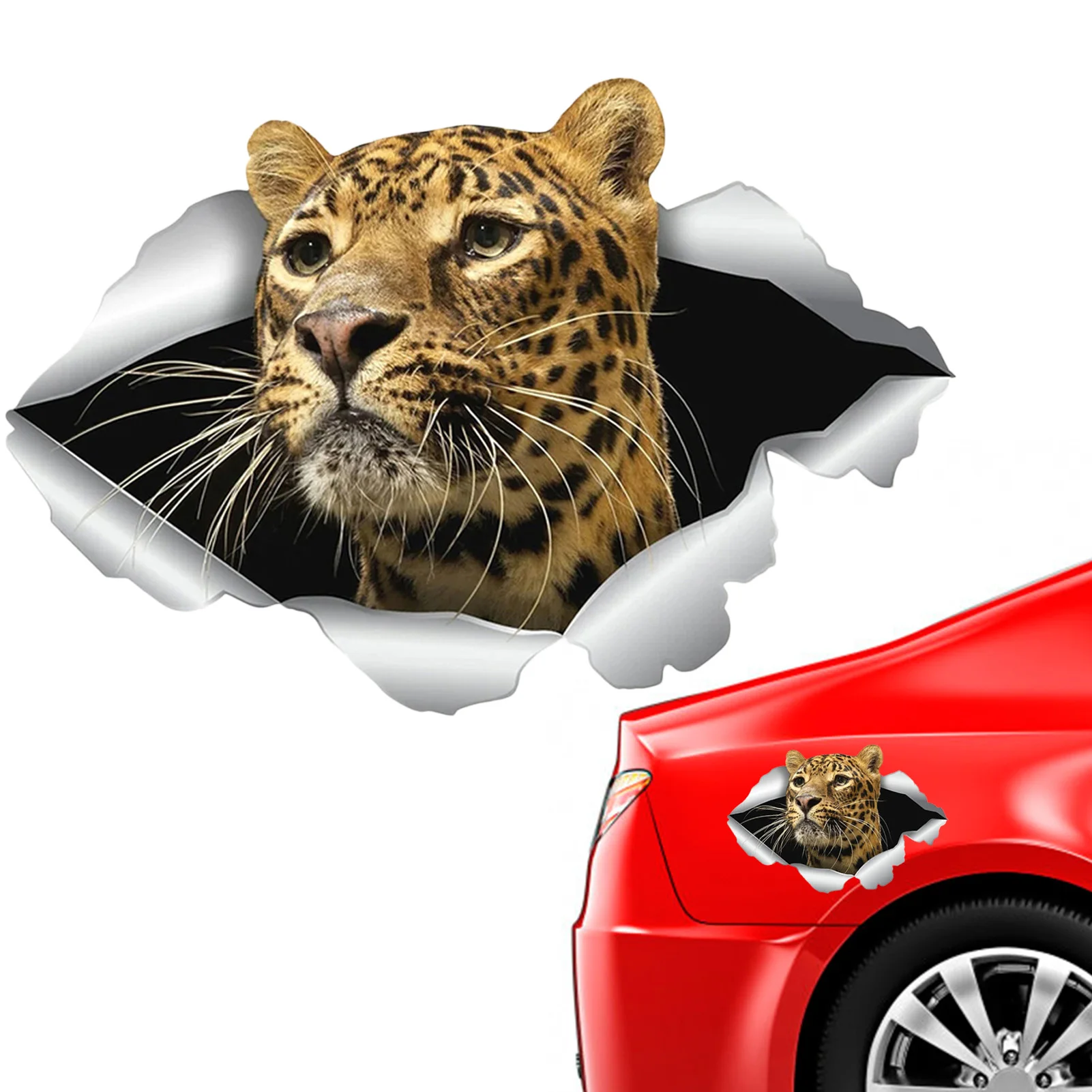

3D Dog Crack Wall Stickers Innovative Home Car Windows Decoration Sticker Toilet Fridge Dachshund Husky Bulldog Crack Sticker