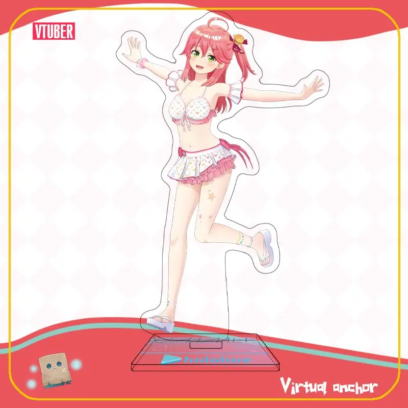 2024 Hololive Vtuber Roboko-san Sakura Miko hositech Suisei Аниме Фигурка акриловая модель на подставке