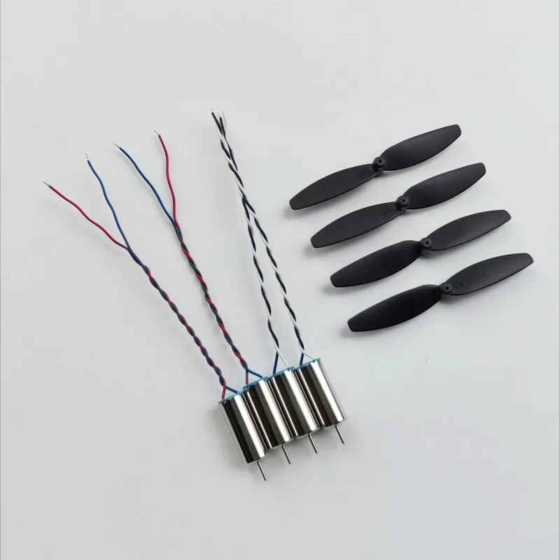 4 шт. 716 7 мм * 16 2CW + 2CCW бессердечные двигатели 55 пропеллер DC 3 В бессердечный