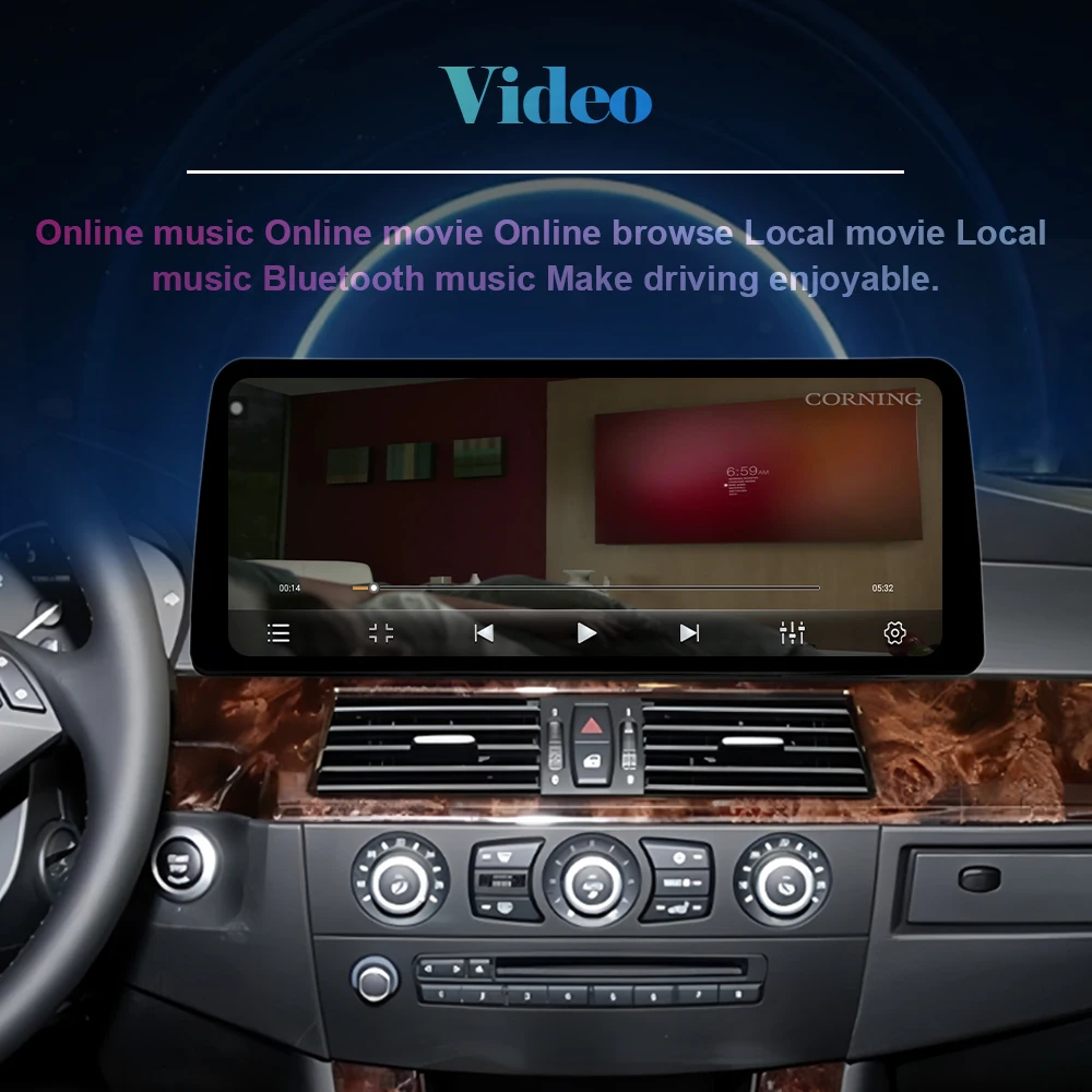 Android 15 Беспроводной Carplay для BMW 3 4 серии F30 F31 F32 F33 F34 F36 2013-2019 NBT EVO Система Сенсорный экран GPS-навигация QLED (art.: 3920d16fa2e97) - 3920d16fa2e97