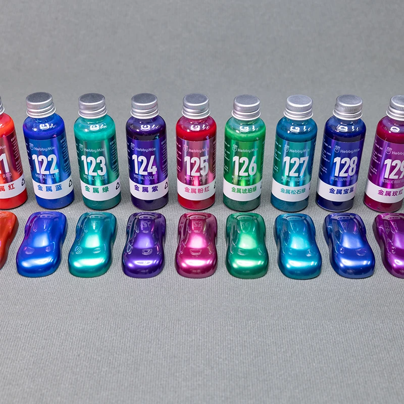 Набор краски для имитации гальванического покрытия 50 мл 11 цветов