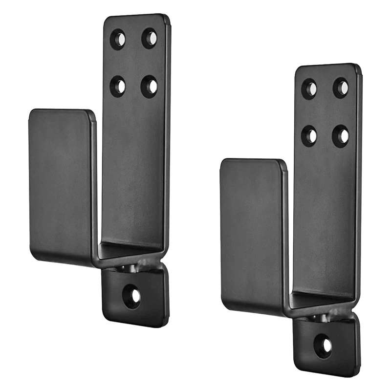 

Кронштейны для дверных баррикадов, 2 шт., держатель для открытой двери для домашней безопасности, 2x4 кронштейны для защиты от несанкциониров...