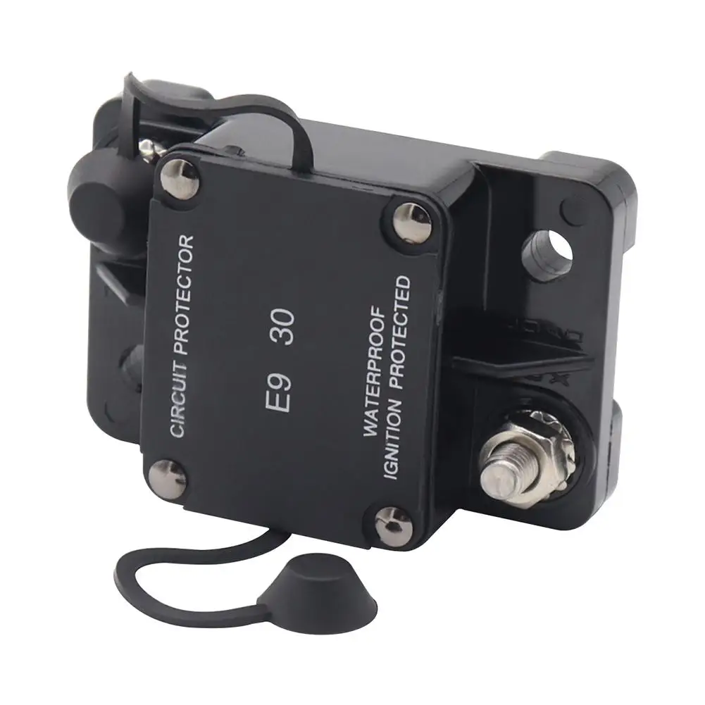 

Auto Fuse Breaker Automatic Reset Circuit Breaker Fuse Reset Waterproof Explosion-proof 32V/30A For Car Boat Auto