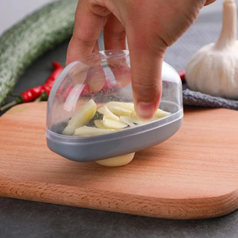 

Кухонная роликовая дробилка для чеснока, измельчитель с нажимом и давлением для быстрого дизайна, 2 в 1, слайсер для чеснока, кухонные аксесс...