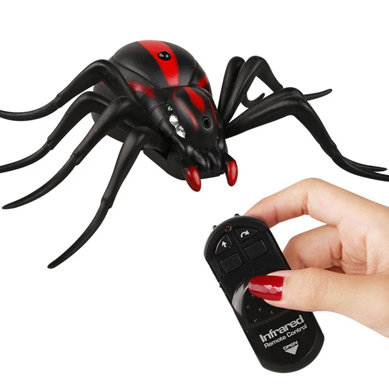 

Infrared Remote Control Spider Cockroach Animal Toy Prank Insects Joke Scary Trick Toys Remote Control Toy for Children Gifts
