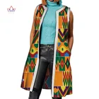 Африканская одежда базин богатые африканские платья для женщин Дашики Длинный жилет пальто куртка традиционная африканская одежда WY4207