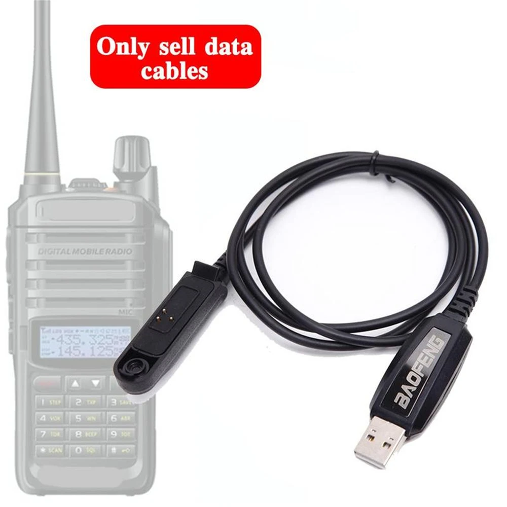 

10R Radio PC Write Frequency Line USB Programming Cable Cord CD For Baofeng Walkie Talkie For BF-UV9R Plus/BF-A58/UV 5R/UV