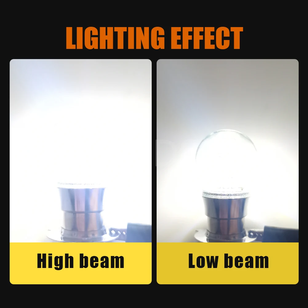 

P15D-25-3 Супер яркие 10-30 В 1000LM Лампы для фар Hi Lo Beam Светодиодные фары для мотоциклов Автомобильные винтажные фары для скутера и мотоцикла