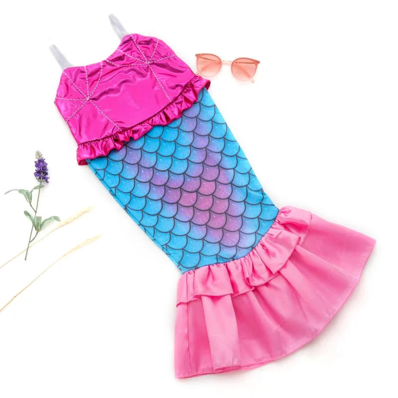 

Girl Sling Mermaid Swimsuit One-piece Swimsuit Children's Swimsuit