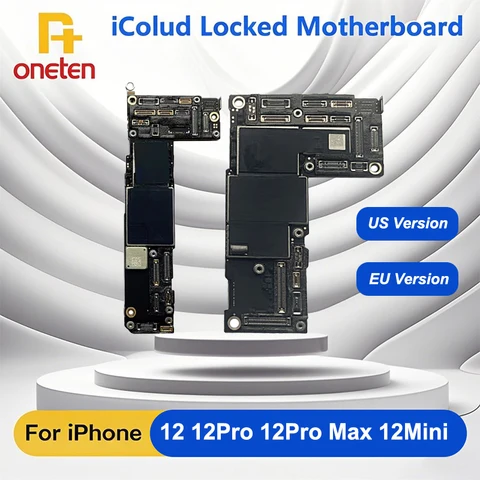 Материнская плата ICloud с замком ID для IPhone 12 12Mini 12 Pro Max, материнская плата с ЖК-дисплеем, тестирование, ремонт, практика навыков