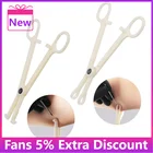 2021 новые одноразовые акриловые плоскогубцы для пирсинга тела, пластиковые зажимы для тела, инструмент для пирсинга бровей