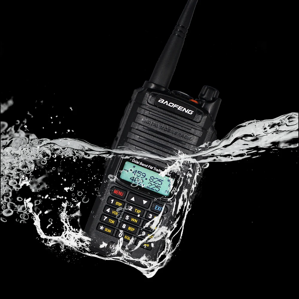 10W Baofeng UV-9R Plus Waterproof Walkie Talkie for Hunting 10 Km Hf Transceiver Vhf Uhf Ham Radio Long Range CB Radio Station