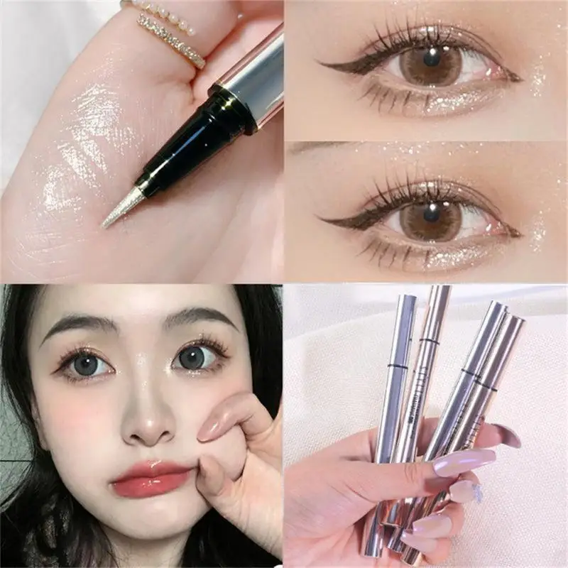 

Liquid Eye Shadow Glitter Eyeshadow Face Eyes High Light Brighten Eyes Lying Silkworm Eyes Makeup Diamond Glitter Eye Liner