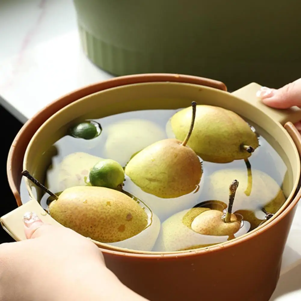 

Practicability 2 Colors Wear-resistance Double-Layer Drain Basket for Bakery