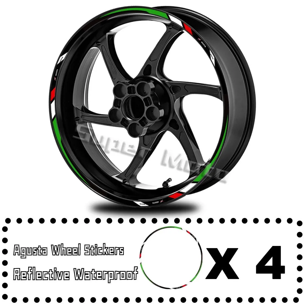 

Наклейка на колесо для MV Agusta Brutale 800 920 990 1090RR F3 1000 675 F4RR Rush1000 SV800