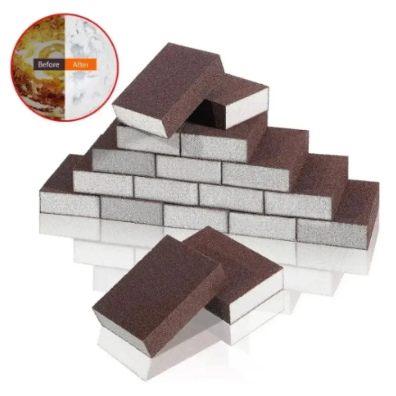 8 шт. губка щетка для домашнего использования мытья кастрюль удаление ржавчины