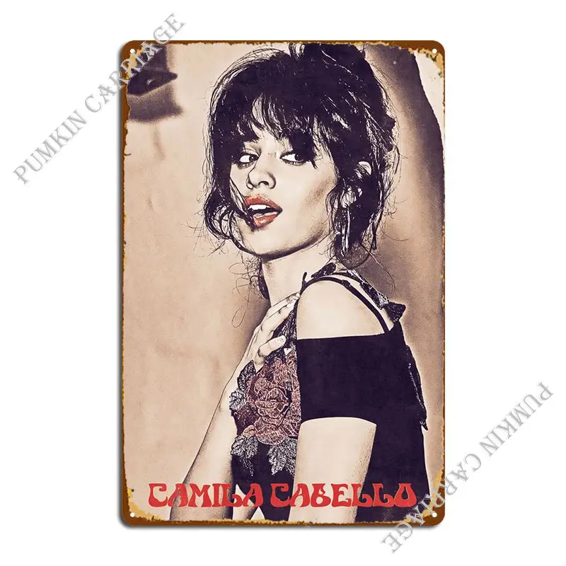 

Camila Cabello Metal Sign Funny Home Create Club Tin Sign Poster