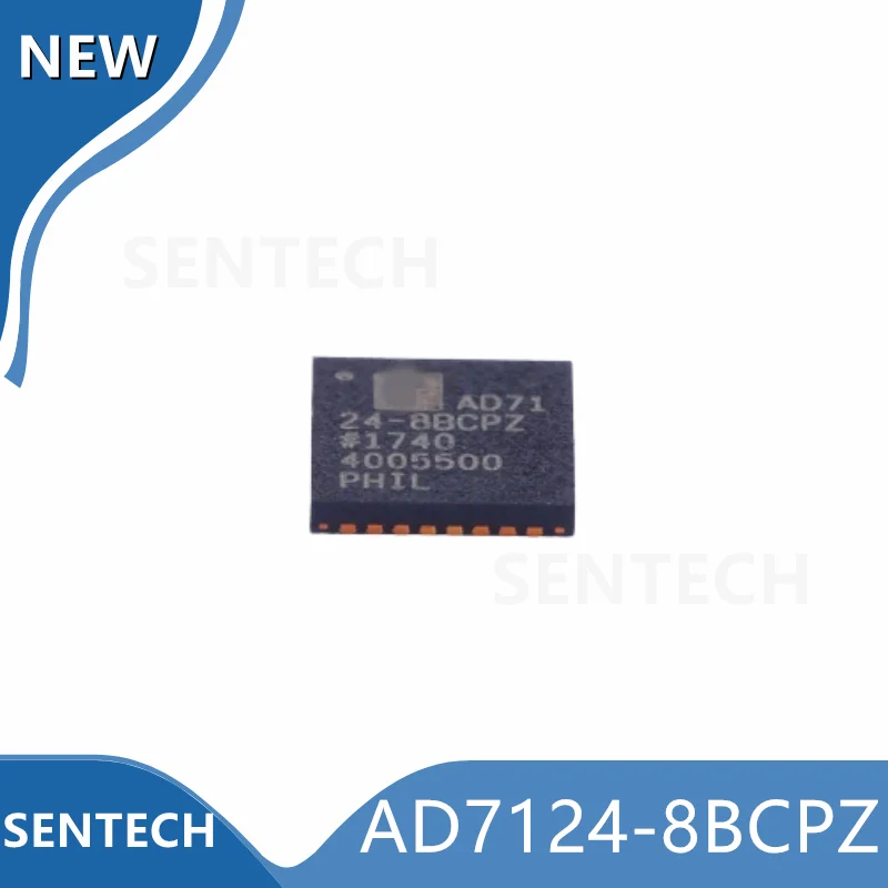 

5PCS/LOT 100% New original AD7124-8BCPZ LFCSP-32 Analog to digital conversion chip ADC
