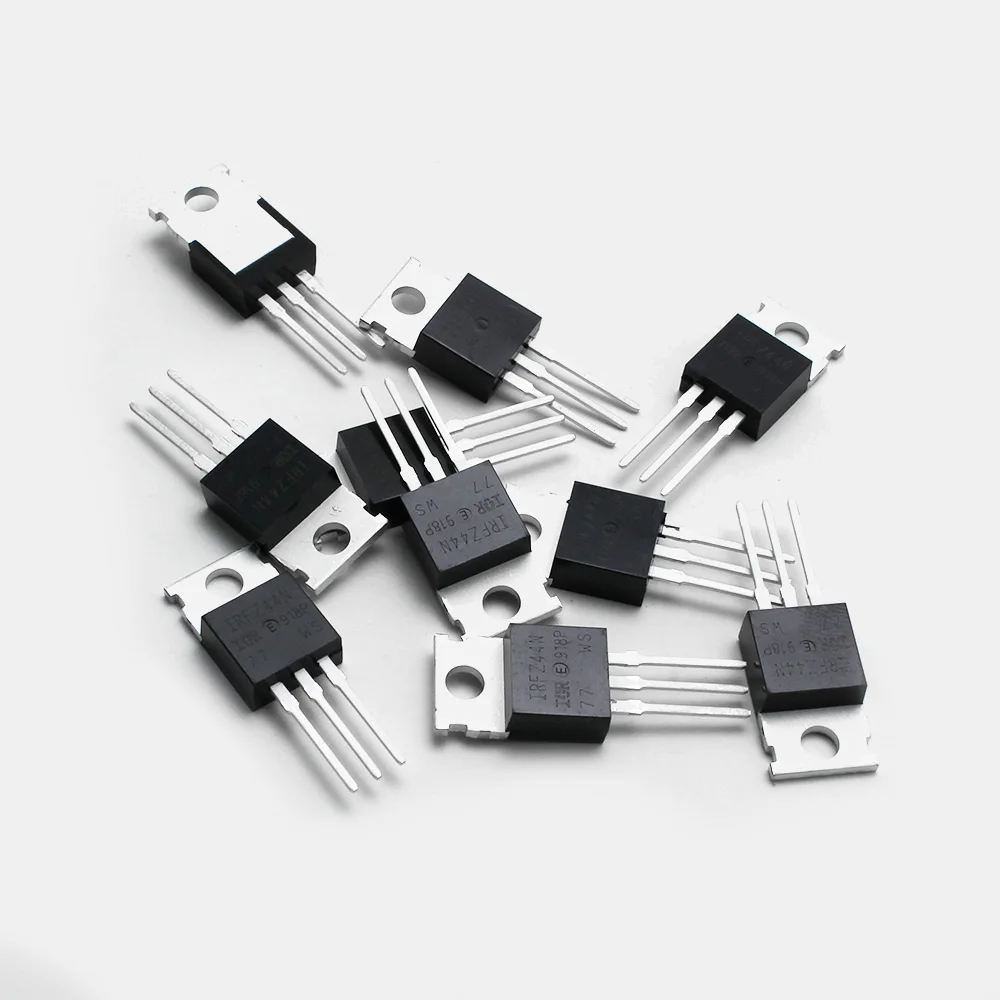 10PCS Transistors IRFZ44N IRFZ44 MOSFET Transistor TO-220 Power MOSFET IRFZ44NPBF 49A 55V field effect transistors New Original