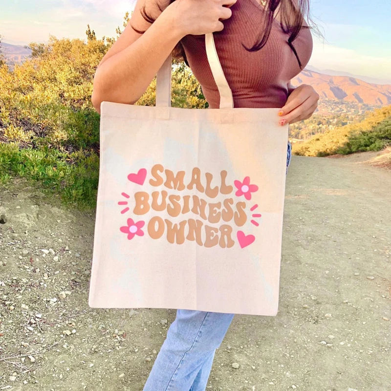 Women's Bag Cheap Casual Large Capacity Shoulder Bags Shopper Canvas Letter Fashion Harajuku Print Handbags tote bag ins Eco |