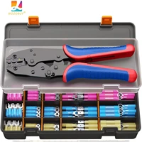 wozobuycrimping tool for heat shrink connectors marine grade electrical wire connector 24 sizes awg 22 10 heat shrink terminals