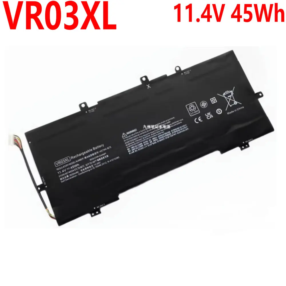 

11.4V 45Wh VR03XL Laptop Battery For HP ENVY13-D046TU D051TU D023TU D024TU D025TU TPN-C120 816497-1C1