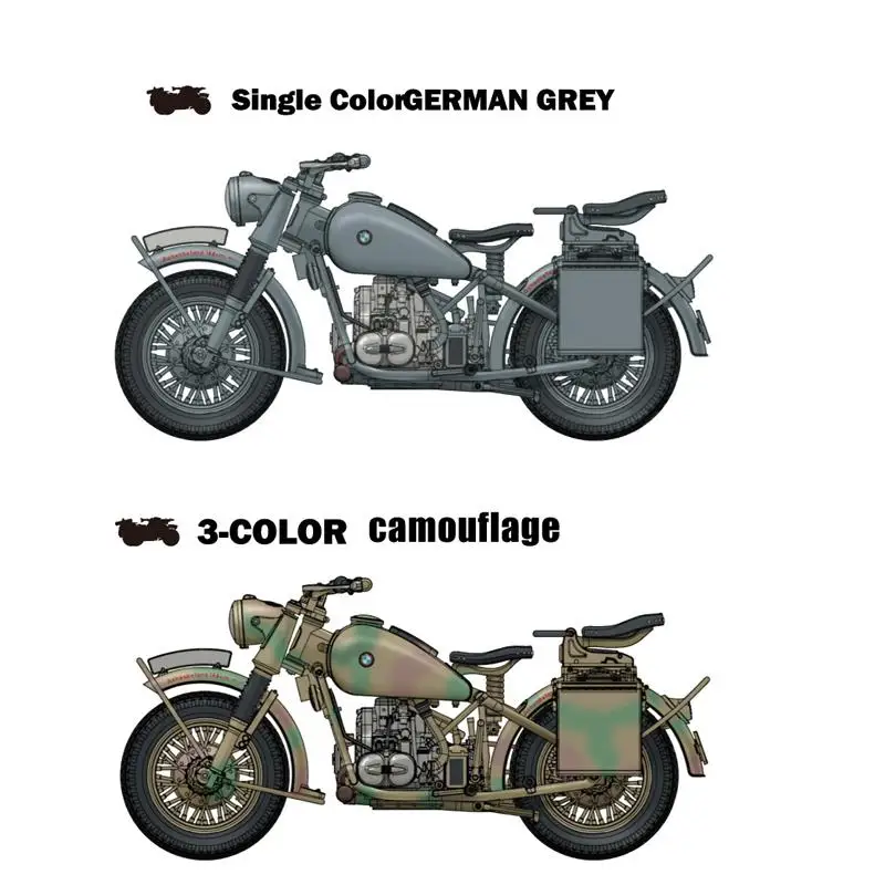 FREEDOM 16006 1:16 Military Motocycle R75 Solo Model Kit