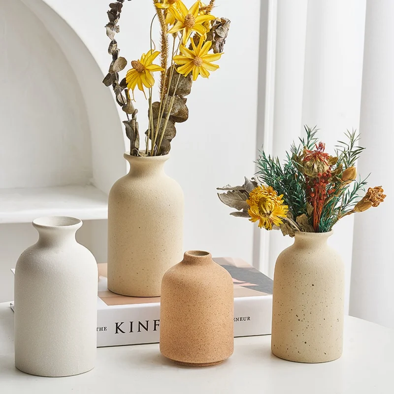 

Nordic Home Decor Ceramic Vase Table Decoration Desk Decoration Flowerpot Room Decoration Accessories Dried Flower Vase