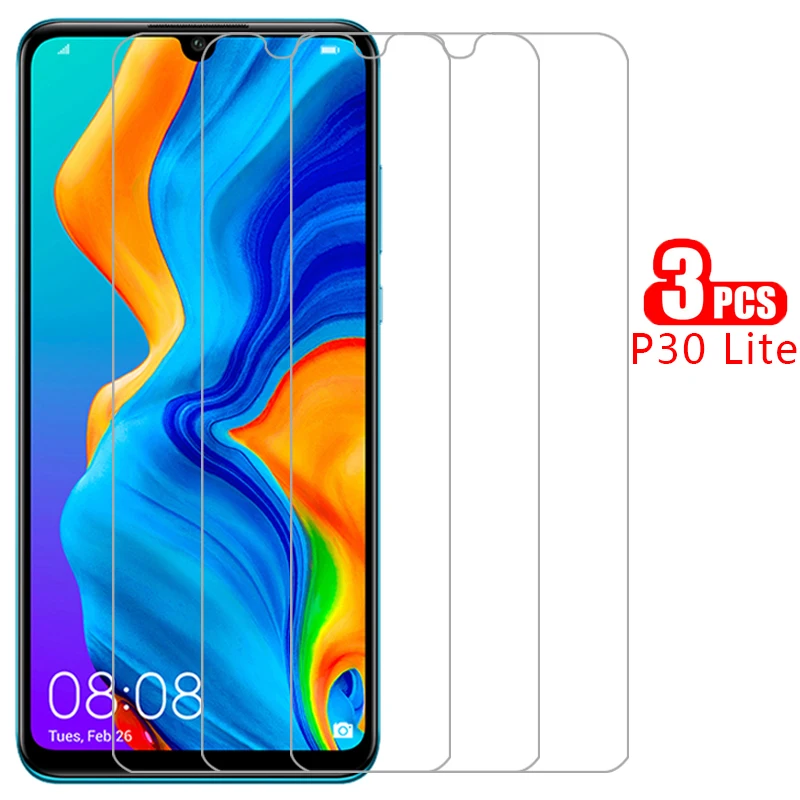 

Защитное закаленное стекло для huawei p30 lite, протектор экрана на p30lite p 30 30p, легкая защитная пленка huawey huwei hawei huawe 9h