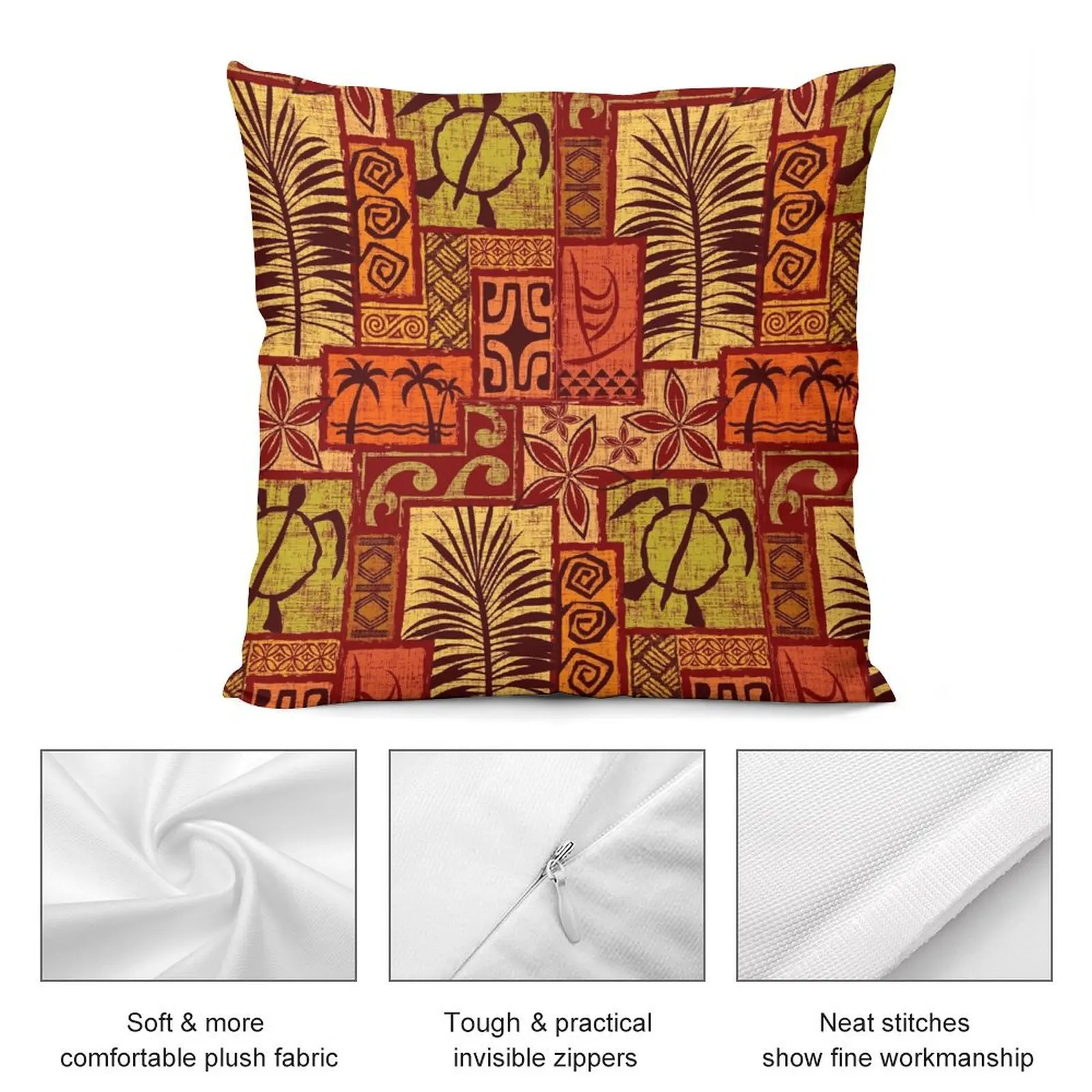 Красная декоративная подушка Moku Malihini Рождественская Подушка для сна