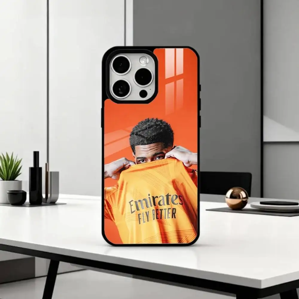 Чехол для телефона Midfield J-Jude B-Bellingham для iPhone 17, 16, 15, 14, 13, 12, 11 Plus, Pro Max, магнитный, для беспроводной зарядки Magsafe (art.: 3920d9efd12d2) - 3920d9efd12d2