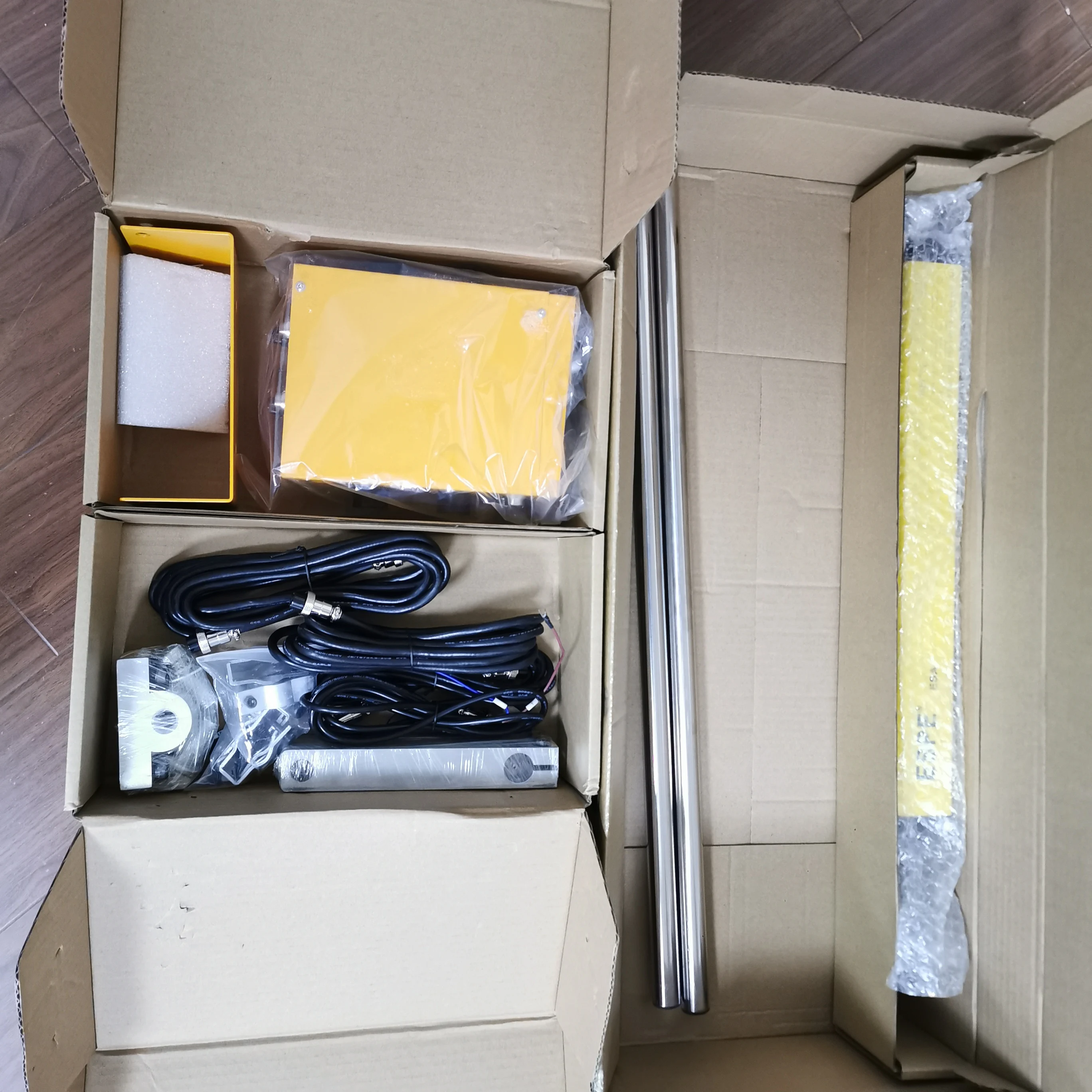 Защитный датчик решетки 40 мм шаг луча NPN выход 680 760 1000 защитный безопасности при