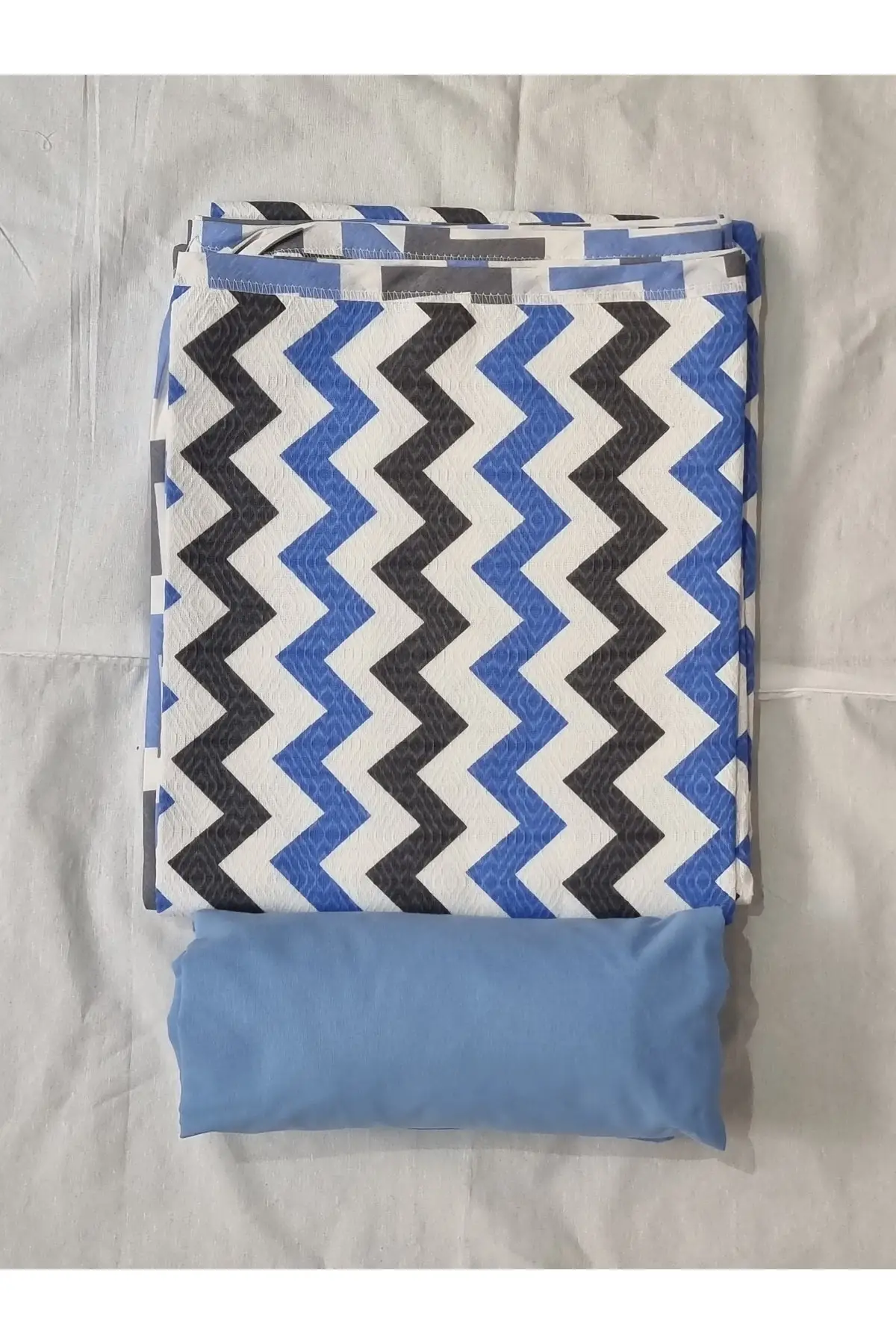 

Одиночная 100% хлопковая простыня на щуку с шинами, с белым и синим рисунком, 160x230, для спальни на щуку и щуку