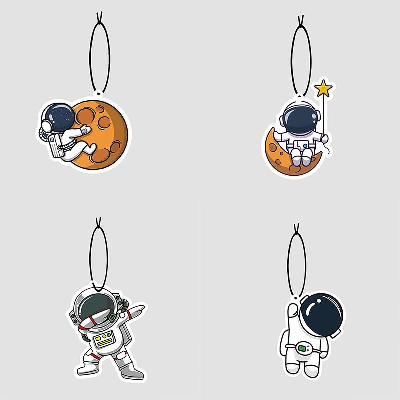 

Автомобильный ароматизатор, симпатичный астронавт, мультяшный освежитель воздуха, парфюм, украшение для зеркала заднего вида, подвесной автомобильный ароматизатор